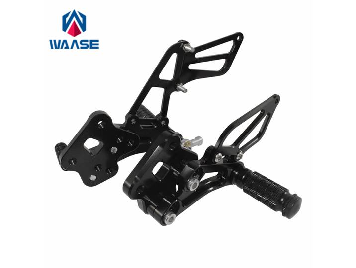 Waase pour Suzuki GSXR GSX-R 600 750 K6 K8 2006 2007 2008 2009 2010 ensembles arrière de cavalier réglables repose-pieds arrière repose-pieds cheville