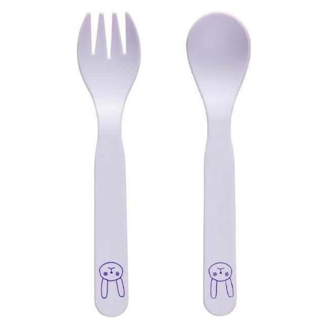 OYOY Mini Kinderbesteckset Pullo 2-er Set, Lavendel (M107626)