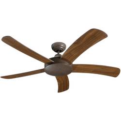 CasaFan Falcetto BA Deckenventilator 73 W (Ø x H) 132 cm x 340 mm Braun-antik mit Fernbedienung, Winterbetrieb 9513273