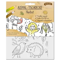 Ausmal-Tischdecke - Herbst