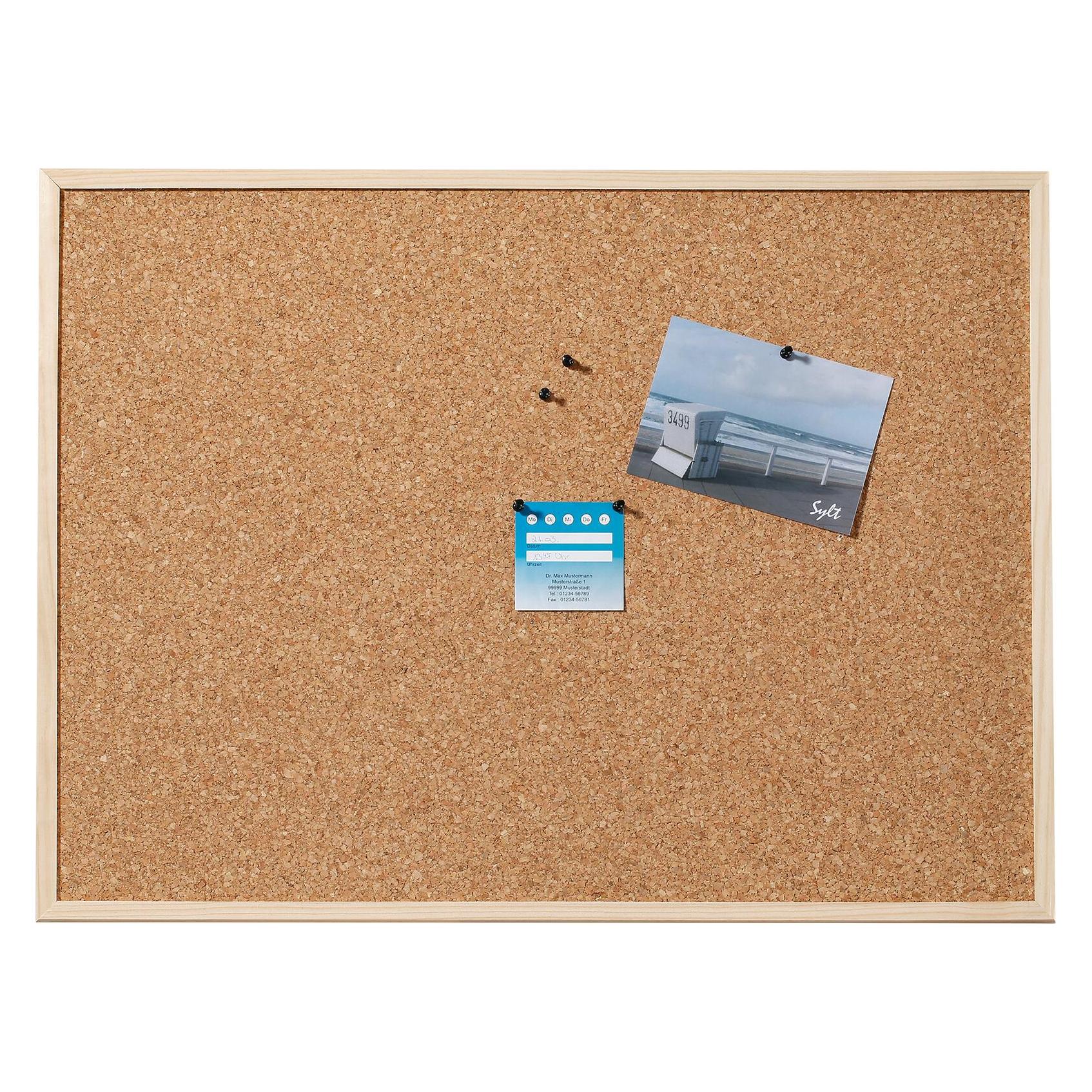 Dahle Kork-Pin-Wandtafel 120x90cm braun (Pinnwand, Wandtafel, 120 x 90 cm) (90039-15022)