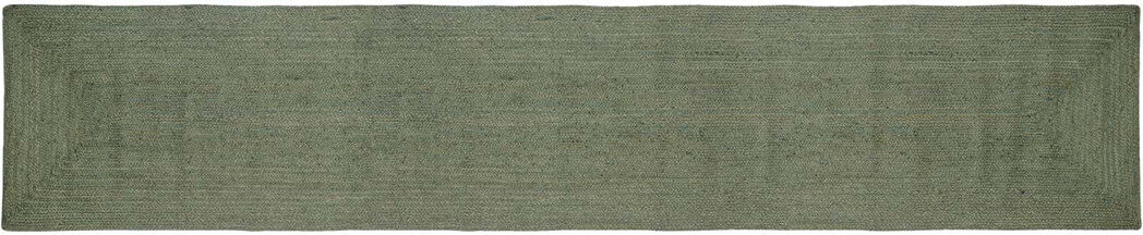17 Stories Area Rug Olive Green Runner 5' x 33'4"