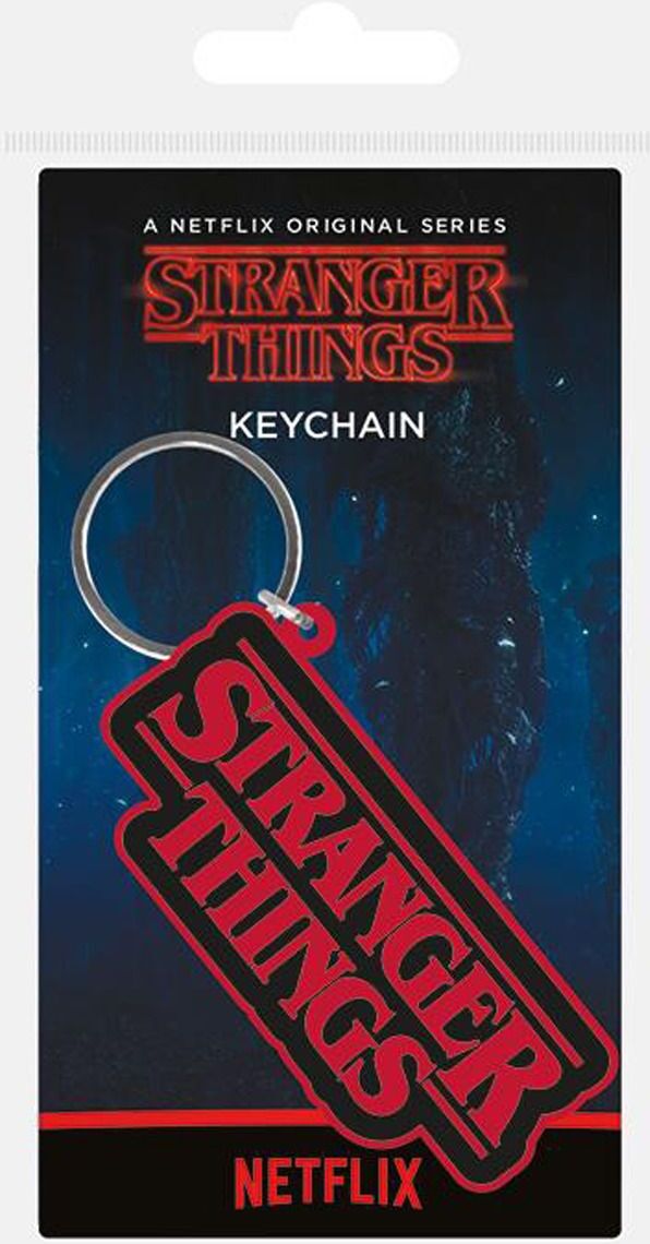 Pyramid Stranger Things Logo Kuminen Avaimenperä