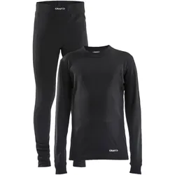 CRAFT Core Dry Baselayer Unterwäsche-Set Kinder 999000 - black 122/128