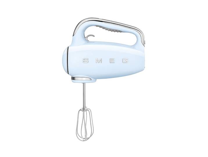 Smeg HMF01PBEU jaren '50 handmixer, pastelblauw