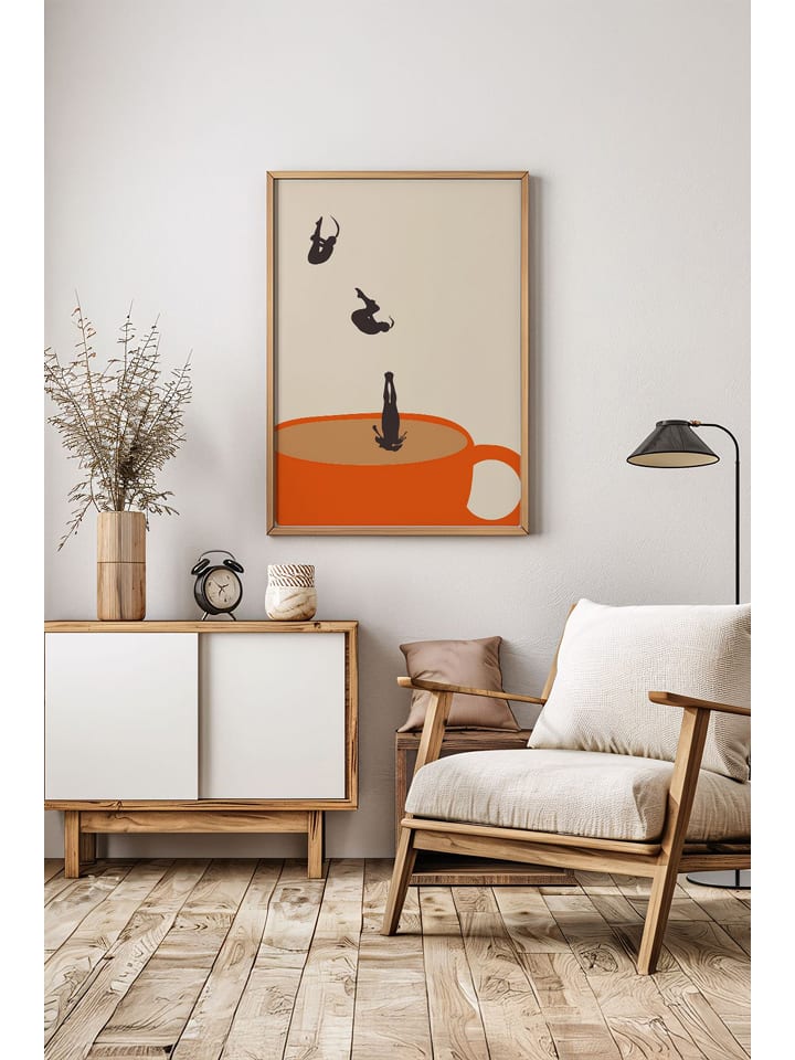 Wallity Gerahmter Kunstdruck - (L)48 x (B)33 cm - onesize
