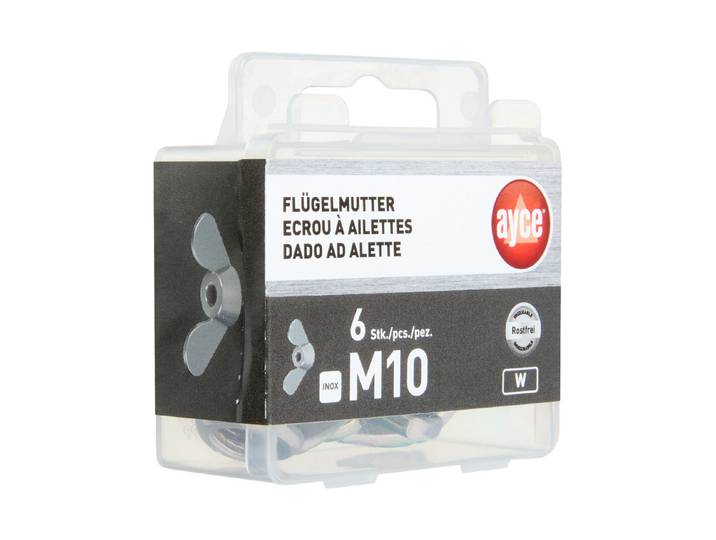 Flügelmutter Edelstahl M10