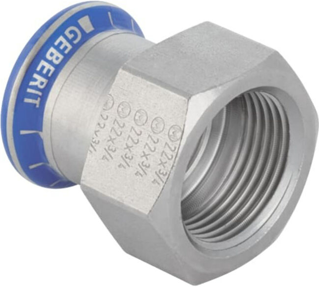 Geberit manchon de transition Mapress d 42mm x Rp 1 1/2, ES, labs-f, m IG (81814)