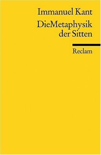 Immanuel Kant - Die Metaphysik der Sitten - Preis vom 30.09.2026 22:30:23 h