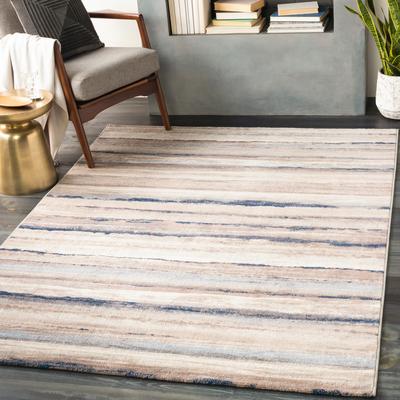 Livabliss Ajax Modern Striped Area Rug
