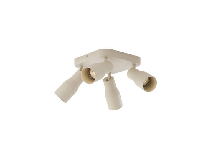 Spot encastré GU10 beige carré 50 mm 4 lumières - Stanley