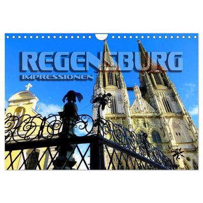 REGENSBURG - Impressionen (Wandkalender 2026 DIN A4 quer), CALVENDO Monatskalender