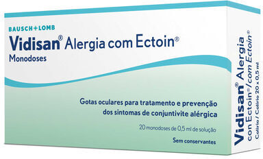 Vidisan Gotas Oculares Conjuntivite Alérgica 20 unidades