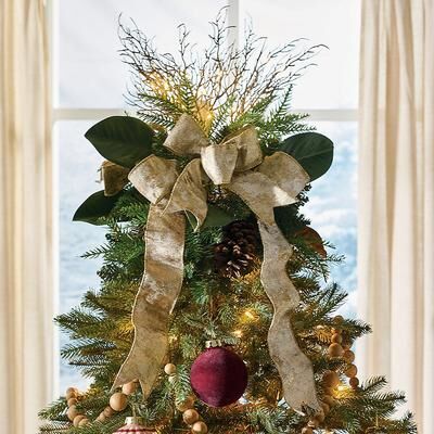Christmas Nottingham Tree Topper - Grandin Road