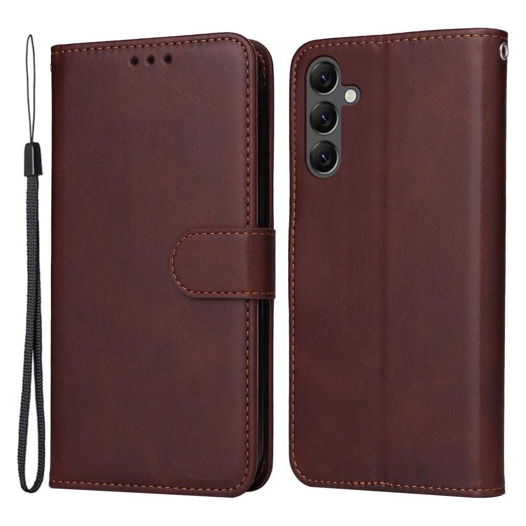Cover-Discount Galaxy A25 5G - Premium Handyhülle Etui braun (Samsung Galaxy A25 5G) (660168053D)