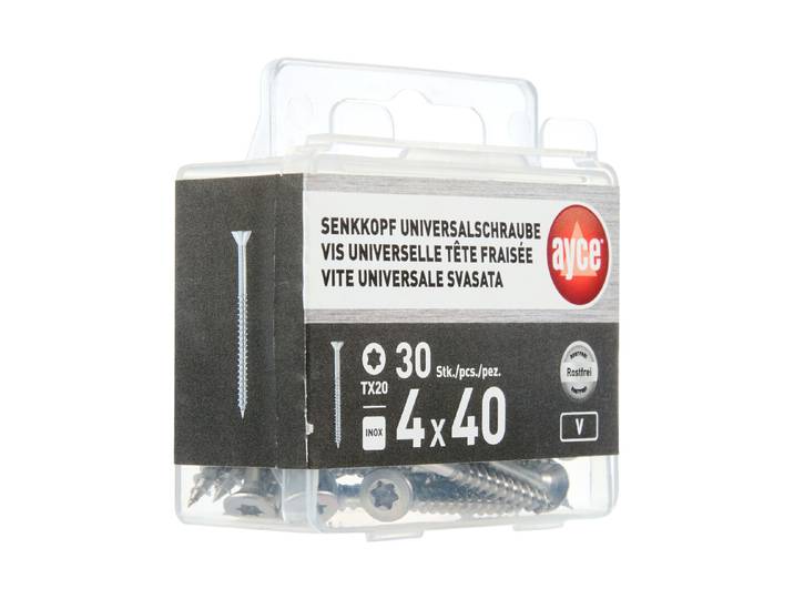 SK Universalholzschraube Inox 4 × 40 mm