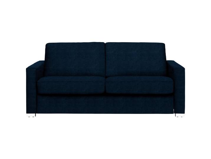Novel Schlafsofa, Dunkelblau, Metall, 2-Sitzer, 188x86x97 cm, Stoffauswahl, Schlafen auf Sitzhöhe, Rücken echt, Kinderzimmer & Jugendzimmer, Jugendmöbel, Jugendsofas
