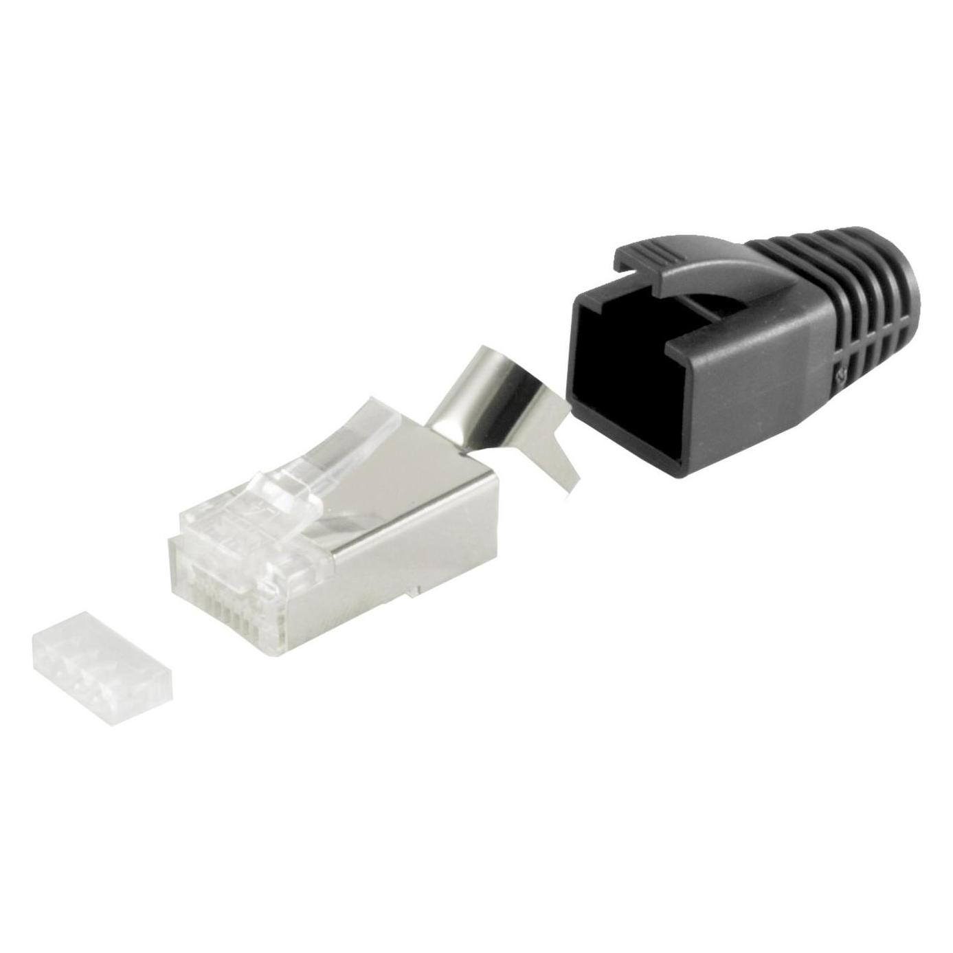 Shiverpeaks S/CONN maximum connectivity Netzwerk Modular Stecker RJ45 SET für Verlegekabel bis AWG 23, Stecker m (Netzwerkkabel Stecker) (72067-S)