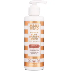 James Read, Selbstbräuner, Rose Glow Bronzing Cream (Selbstbräunungscreme, 200 ml)
