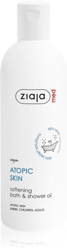 Ziaja Med Atopic Skin Bruse- og badeolie til atopisk hud hos børn og voksne 270 ml