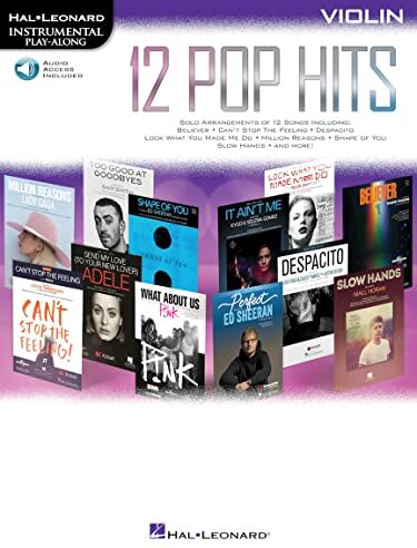12 Pop Hits: Violin (Hal Leonard Instrumental Play-along): Violin: Includes Downloadable Audio - Preis vom 30.09.2026 22:30:23 h