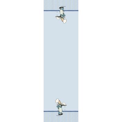 Tischläufer M.I. HUMMEL "Kleine Konditor", bunt (blau, bunt), B:40cm L:140cm, Baumwolle, Tischdecken