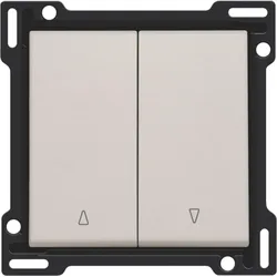 Niko Züblin 102-65914 Abdeckung für Doppel Rollladentaster, light grey 10265914