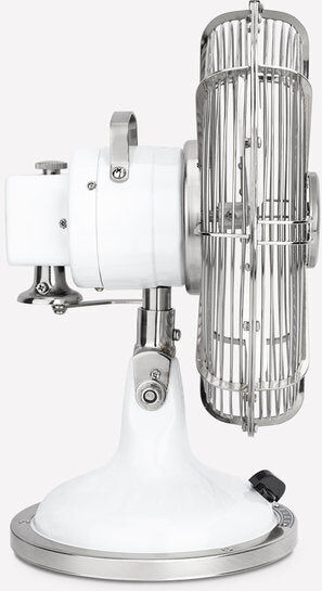 Ⓜ️🔵🔵🔵 H.Koenig JOE50 BIANCO - Ventilatore, ALTISSIMA QUALITÀ, completamente in METALLO