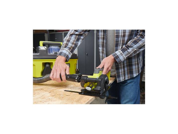 Akku-Handkreissäge RYOBI 18 V ONE+ R18CS115-0 , grün (grau, grün), Sägemaschinen, Akku-Handkreissäge