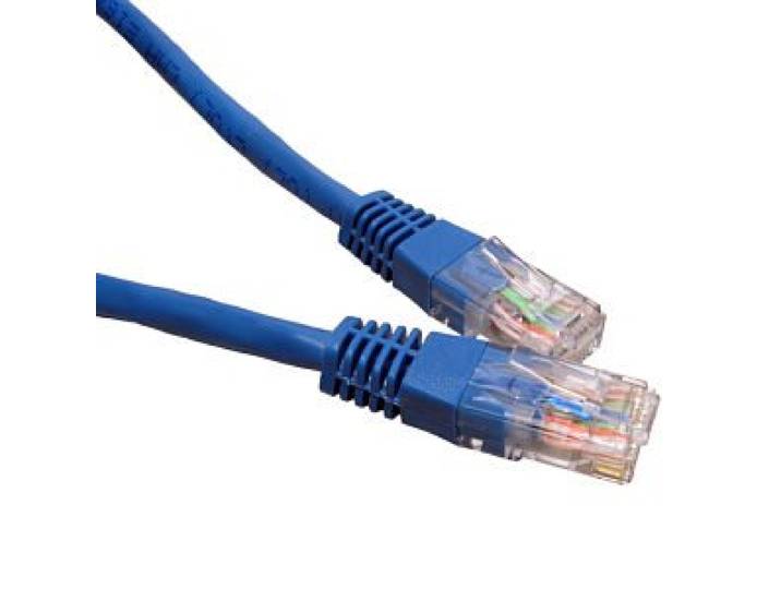 LOGON UTP Cat6 7 m netwerkkabel blauw - netwerkkabel (7 m, RJ-45, blauw)