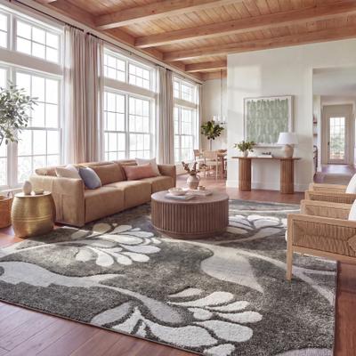 SAFAVIEH Florida Shag Neliha Floral 1.2-inch Thick Rug