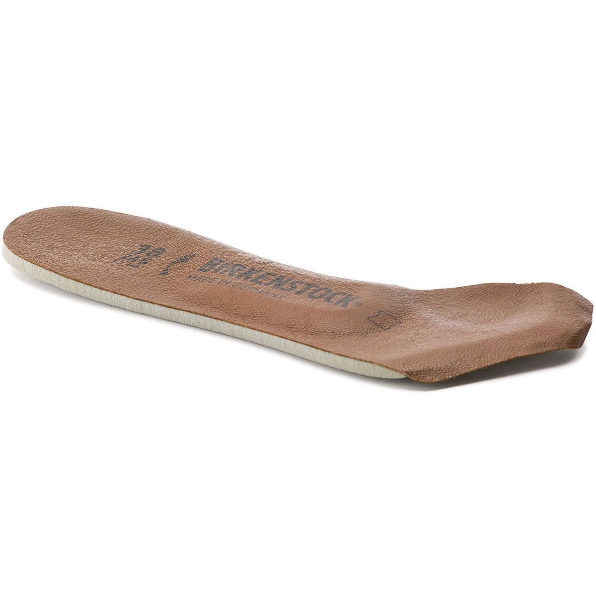 Birkenstock Comfort Toeless Insole Leather Leather Unisex brown (200) Normal 40 1001245-200-40