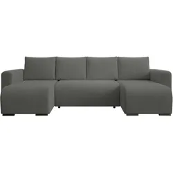 WOHNLANDSCHAFT DORA U mit Bettkasten und Schlaffunktion, U-Form, bequem