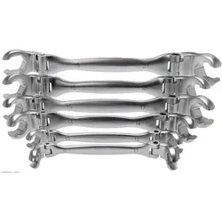SW-Stahl, Schraubenschlüssel, 01488L Bremsleitungsschlüssel-Set 6-teilig I Schraubenschlüssel I Schraubenschlüssel sechsk