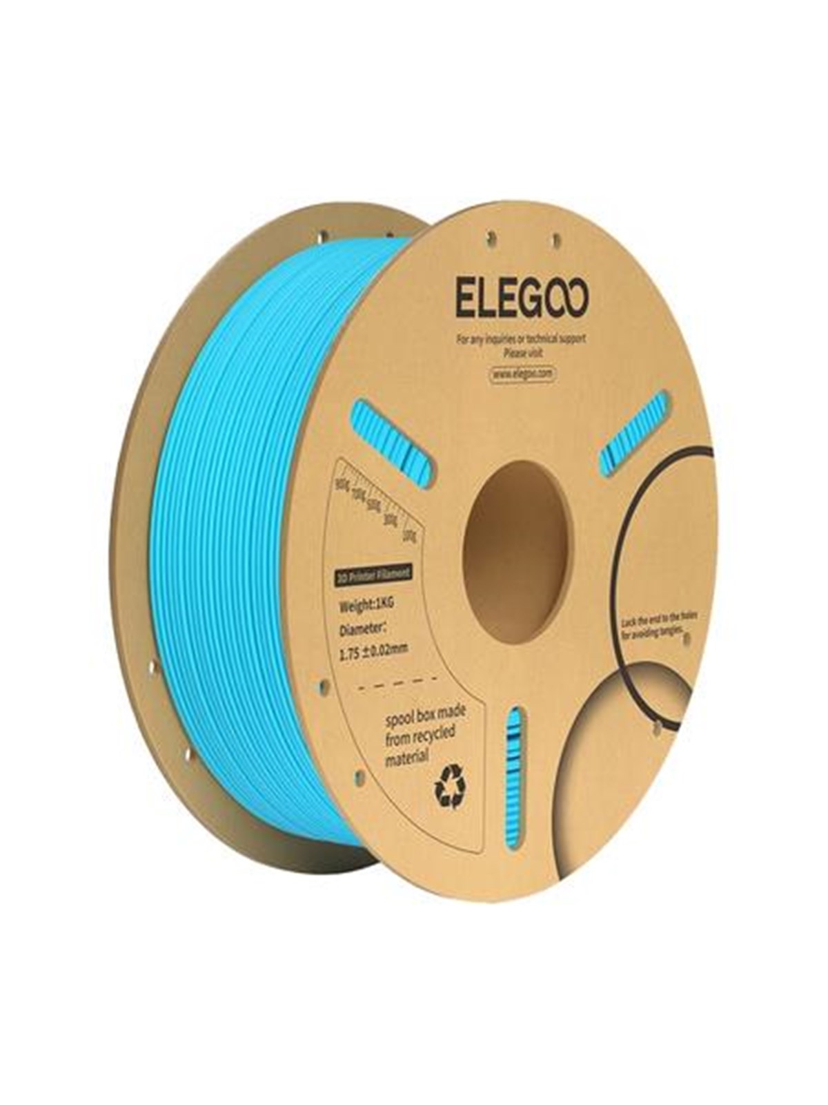 Elegoo PLA+ Filament - Blue, 1kg