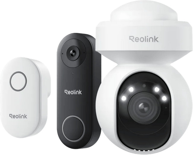 Reolink E540 Beveiligingscamera met D340W Spotlight en Chime