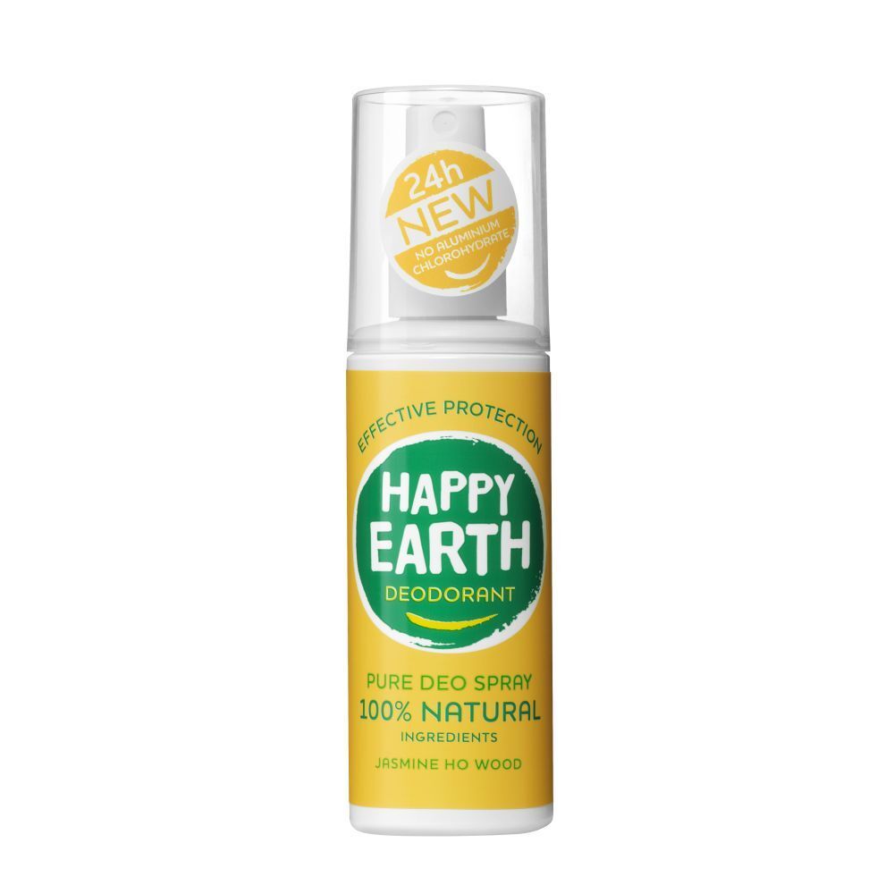 Happy Earth 100% Natural Deodorant Spray Jasmine Ho Wood 100ml 100 ml