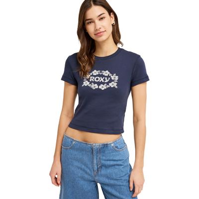 T-Shirt ROXY "Sea You Later", Damen, Gr. XL, blau, Obermaterial: 100% Baumwolle., Shirts T-Shirt