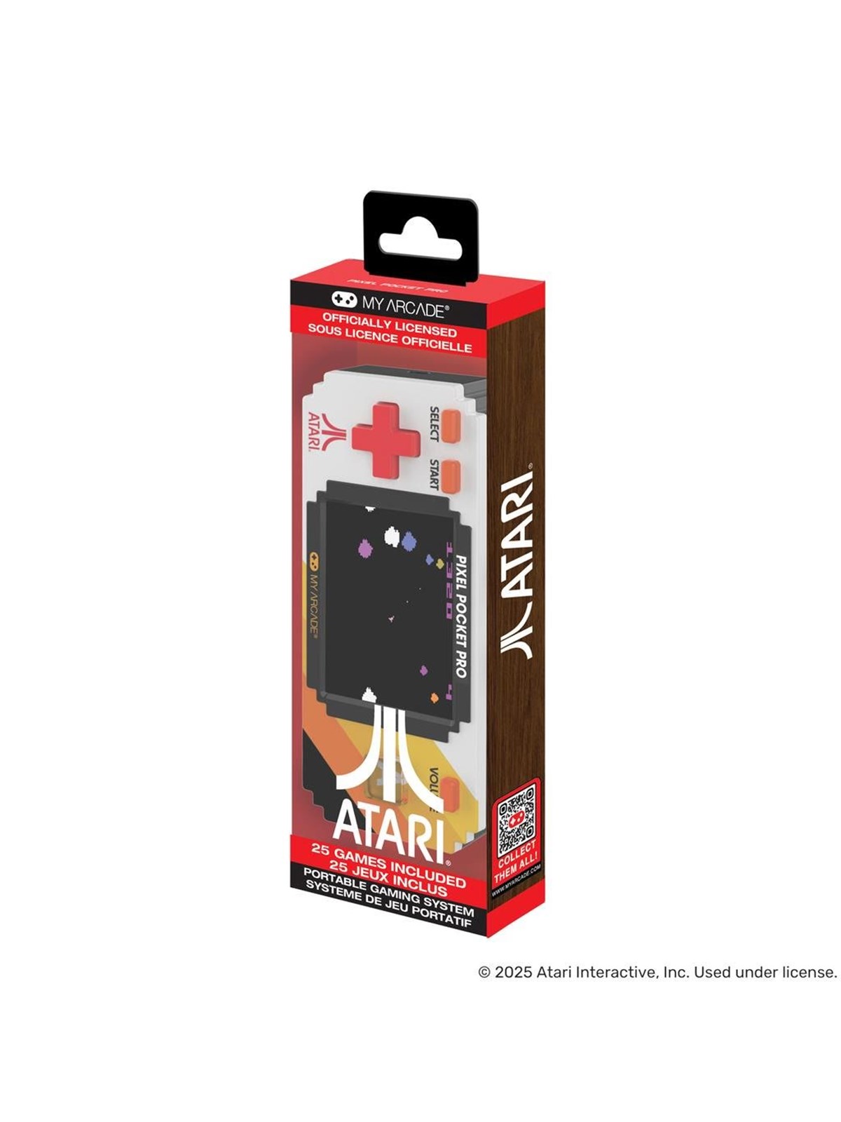 My Arcade PIXEL POCKET PRO ATARI GAMING SYSTEM (25