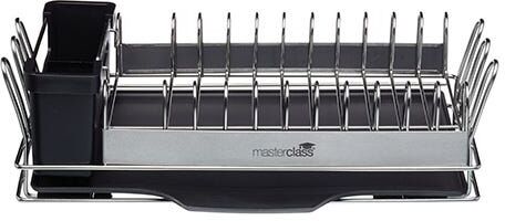 MasterClass Compact Stainless Steel Dish Rack Drainer