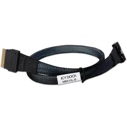 Icydock ICY DOCK Kabel MCIO 8i SFF-TA-1016 zu SlimSAS SFF-8654 8i Kabel 0,5m (50 cm, SlimSAS), Interne Kabel (PC)