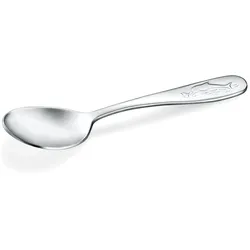 WAS Germany Kinderlöffel Marie Set 12-teilig, Motiv: Delphin, Chromnickelstahl (522001)