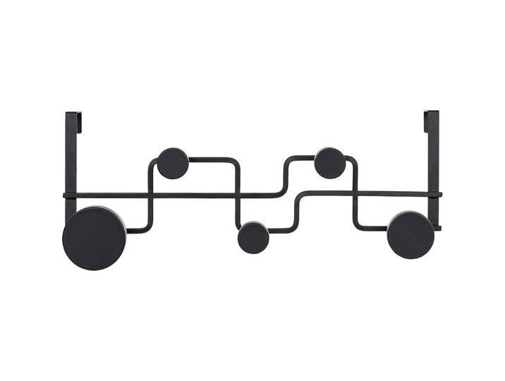 Türhaken Hook schwarz Metall H 19 cm 5 - Türhaken
