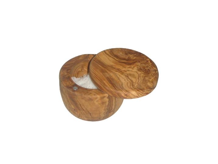 Premium Salzbehälter „Racine“ aus Olivenholz Natural BÉRARD