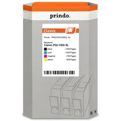 Prindo, Druckerpatrone, kompatibel mit Canon PGI-1500XL  ///