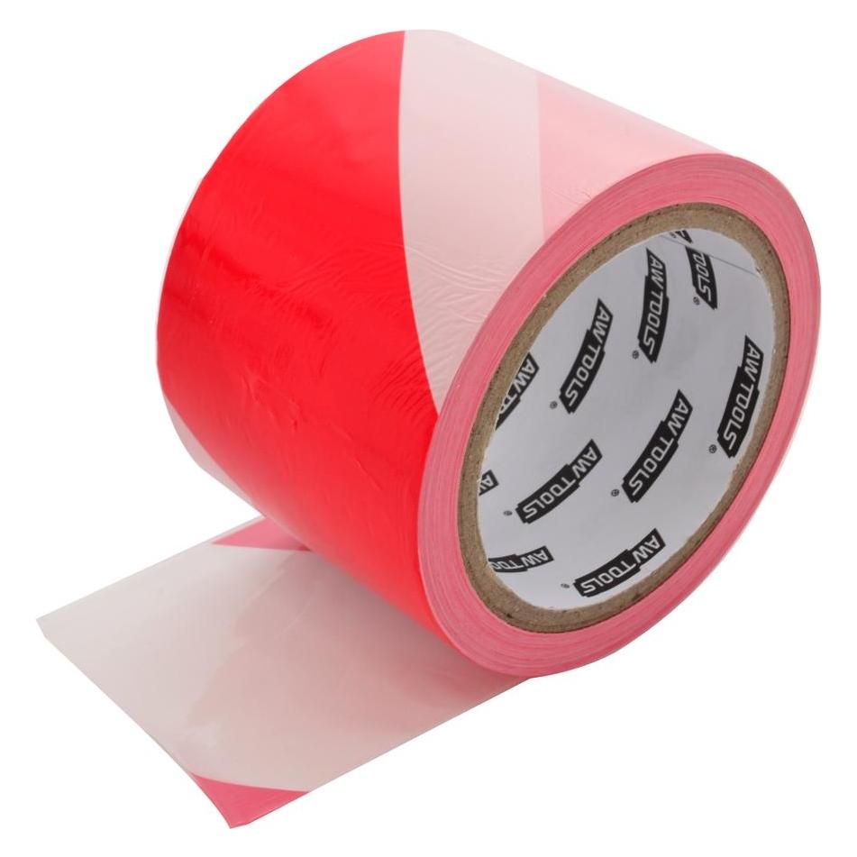 Awtools TAŚMA OSTRZEGAWCZA (BIAŁO-CZERWONA) 75mm x 100m (75 mm) (70576851)