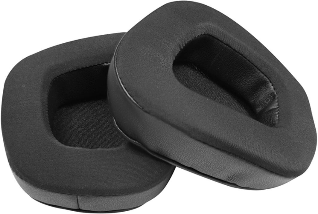 INF 2er-Pack Ersatz-Ohrpolster kompatibel mit Corsair Void Elite und Void Pro, Eisgel, Schwarz