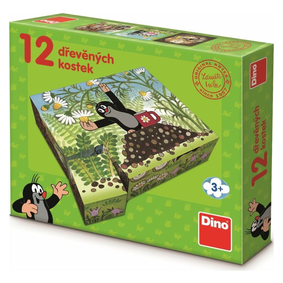 Dino Mole und Freunde, 12 Würfel (32641334)