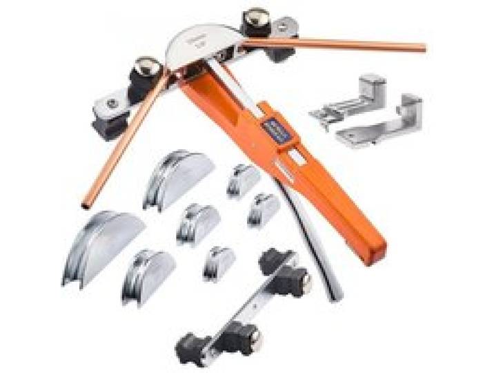 VEVOR Rohrbiegegerät, 6-22 mm, Biegemaschine bis 90°, Vorwärts-/Rückwärts-Handbiegewerkzeug, Rohrbieger mit 7 Aluminiumlegierungs-Biegebacken, für Kupferrohre in der Klima- & Kältetechnik