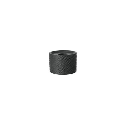 Kerzenhalter VILLEROY & BOCH "Kerzenhalter Manufacture Rock Home ø 6,3 cm schwarz", schwarz, Kerzenhalter, Kerzenhalter